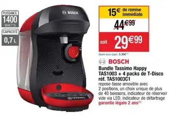 Cora x Carrefour Bundle tassimo happy offre