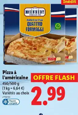Lidl MCENNEDY Pizza à l'américaine offre
