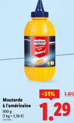 Lidl MCENNEDY Moutarde à l'américaine offre