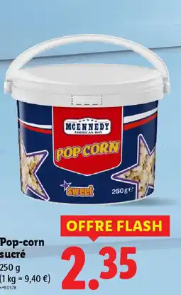 Lidl MCENNEDY Pop-corn sucré offre