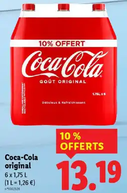 Lidl COCA-COLA original offre