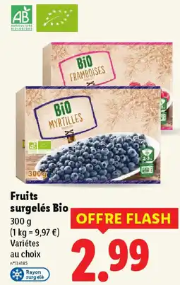 Lidl Fruits surgelés Bio offre