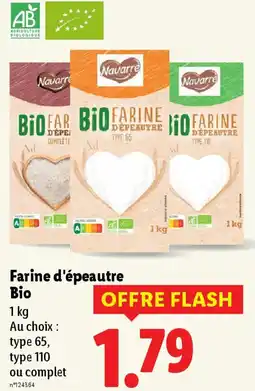 Lidl NAVARRE Farine d'épeautre Bio offre