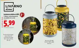 Lidl LIVARNO HOME Lanterne solaire à LED offre