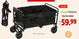 Lidl EASYMAXX Charrette pliable offre