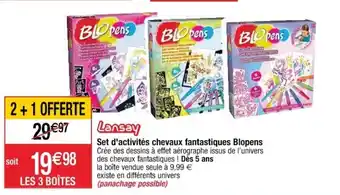 Set d'activités chevaux fantastiques blopens
