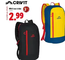 Lidl CRIVIT Mini sac à dos offre