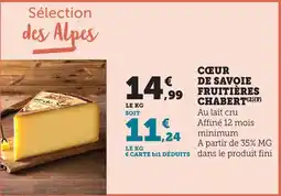 Bi1 Cœur de savoie fruitières chabert offre