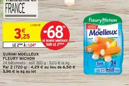Intermarché Fleury Michon Surimi Moelleux offre