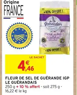 Intermarché LE GUÉRANDAIS Fleur de sel de guérande igp offre