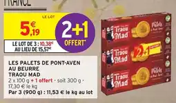 Intermarché TRAOU MAD Les palets de Pont-Aven au beurre offre