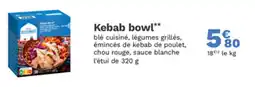 Picard Kebab bowl offre