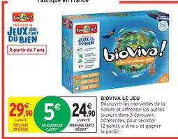 Intermarché BIOVIVA le jeu offre
