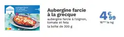 Picard Aubergine farcie à la grecque offre