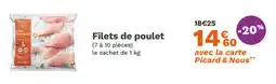 Picard Filets de poulet offre