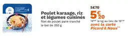 Picard Poulet karaage, riz et légumes cuisinés offre