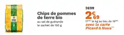 Picard Chips de pommes de terre bio offre