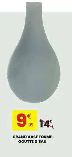 Stokomani Grand vase forme goutte d'eau offre