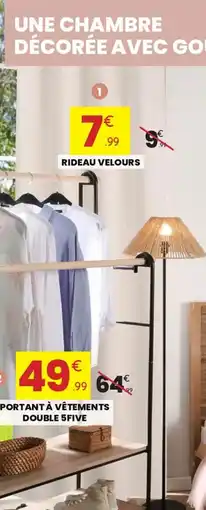 Stokomani Rideau velours offre