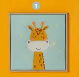 Stokomani Tableau imprimé lion ou girafe offre