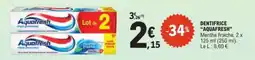 E.Leclerc Express Dentifrice aquafresh offre