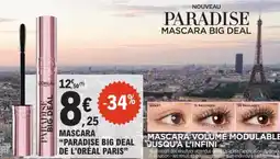 E.Leclerc Express Mascara paradise big deal de l'oréal paris offre