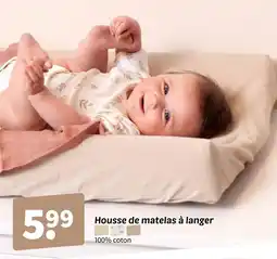 Wibra Housse de matelas à langer offre