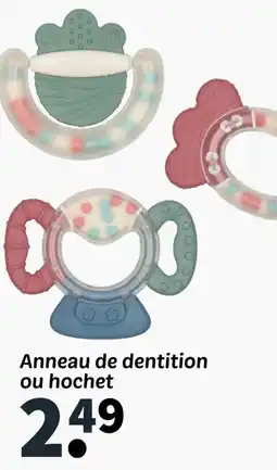 Wibra Anneau de dentition ou hochet offre