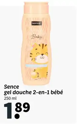 Wibra Sence gel douche 2 en 1 bébé offre