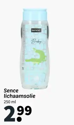 Wibra Sence lichaamsolie offre