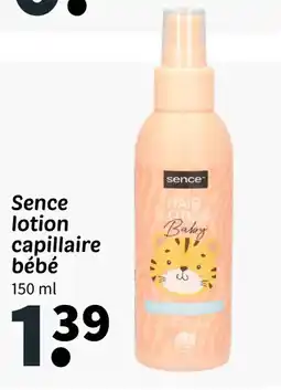 Wibra Sence lotion capillaire bébé offre
