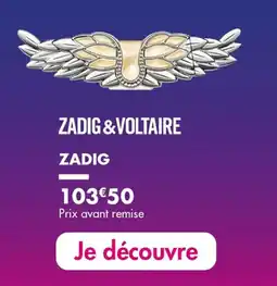 Une heure pour soi Zadig & voltaire offre