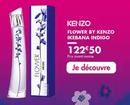 Une heure pour soi Kenzo flower by kenzo ikebana indigo offre