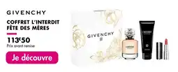 Une heure pour soi Givenchy coffret l'interdit fête des mères offre