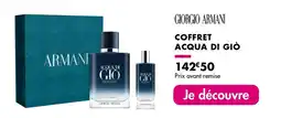 Une heure pour soi GIORGIO ARMANI Coffret acqua di giò offre