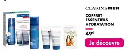 Une heure pour soi CLARINSMEN Coffret essentiels hydratation offre
