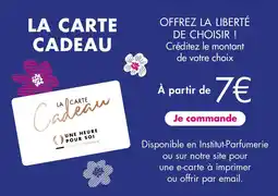 Une heure pour soi Offrez la liberté de choisir offre