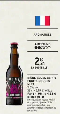 Intermarché Express Bière blues berry fruits rouges mira offre
