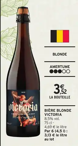 Intermarché Express Bière blonde victoria offre