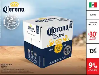 Intermarché Express Bière blonde corona offre