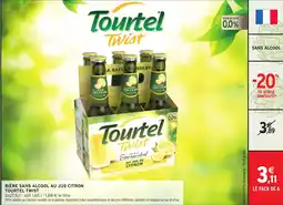 Intermarché Express Bière sans alcool au jus citron tourtel twist offre