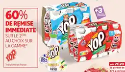 Auchan Supermarché Yoplait yop offre
