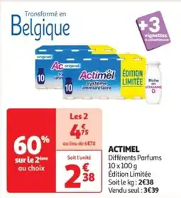 Auchan Supermarché Actimel offre