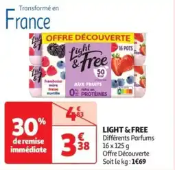 Auchan Supermarché Light & free offre