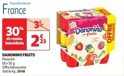 Auchan Supermarché Danonino fruits offre