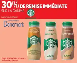 Auchan Supermarché Starbucks caffè latte offre