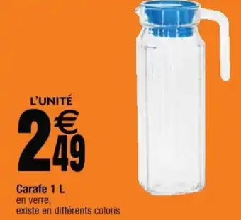 Cora x Carrefour Carafe 1 l offre
