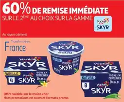 Auchan Supermarché Yoplair SKYR offre