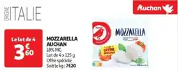 Auchan Supermarché Mozzarella auchan offre