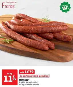 Auchan Supermarché Merguez offre
